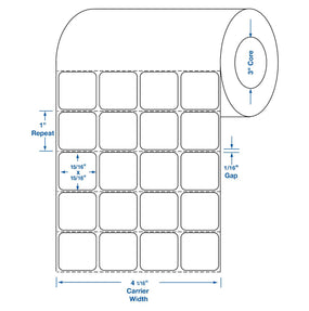 Centurion Centurion 4-Across Labels DTL827 - 4.0 Roll