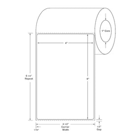 Centurion Centurion Quattro Rx Labels DTL851PH - 1.0 Roll