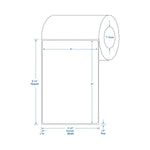 Centurion Centurion DTVL Labels with 1" Core DTL851 - 12.0 Roll - MDL-DTL851