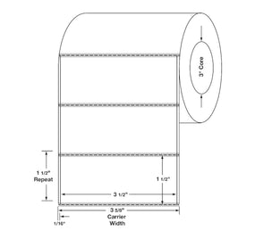 Centurion Centurion Quattro Rx Labels DTL856PH - 4.0 Roll