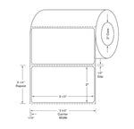 Centurion Blank Labels - DTL89 - 6 Roll - MDL-DTL89