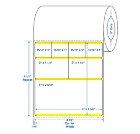 Centurion Labels: Direct Thermal Printer Label, 4