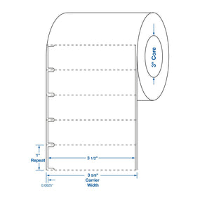 Centurion Cerner Direct Thermal Laboratory Labels - DTL998