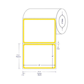 Centurion Centurion Quattro Rx Syringe Specification Labels - DTY106PHYB