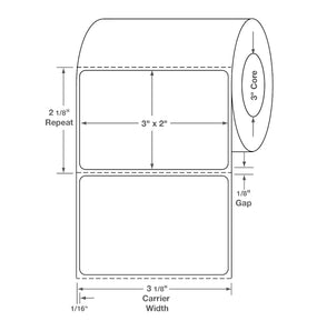 Centurion Labels: Quattro Rx Syringe Specifications Label, Syringe Specifications, White, 3