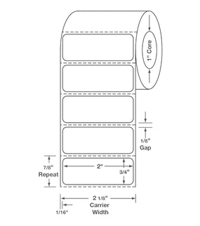Centurion Centurion Quattro Rx Syringe Specification Labels DTY126PH - 8.0 Roll