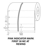 Centurion Labels: Quattro Rx Syringe Specifications Label, Perforated with Notch, 4" x 1", 5000/Roll DTY174PH - 4.0 Roll