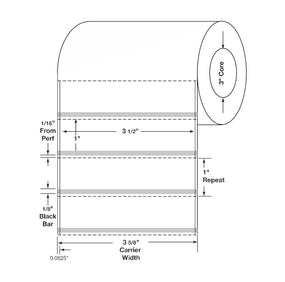 Centurion Centurion Quattro Rx Syringe Specification Labels - DTY3816PH