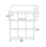 Centurion Labels: Quattro Rx Syringe Specifications Label, 4" x 1.33", 1" Core, 1000/Roll - DTY3979PH