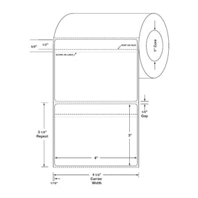 Centurion Centurion Quattro Rx Syringe Specification Labels DTY3983PH - 4.0 Roll