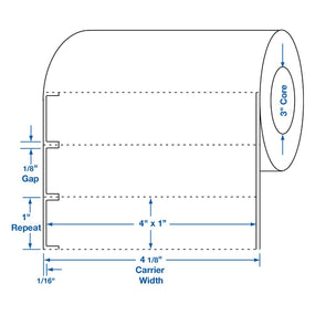 Centurion Centurion Quattro Rx Syringe Specification Labels DTY41PH - 4.0 Roll