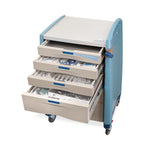 Avalo 5 Drawer Emergency Crash Carts - AM9EC-ER-B-DR221 - 1 Each - MDL-DUEECERBDR221