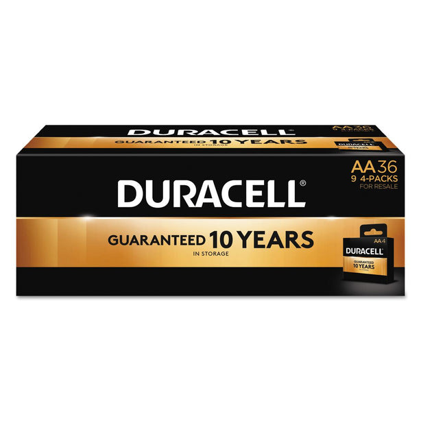 Duracell CopperTop Alkaline Batteries AACTBULK36 - 36.0 Each