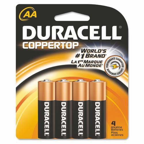 Duracell CopperTop Alkaline Batteries MN1500B4Z - 4.0 Each