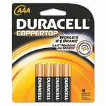 Duracell CopperTop Alkaline Batteries MN2400B4Z - 4.0 Each