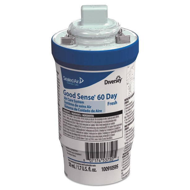 Diversey 60-Day Air Care System Good Sense Cartridge Refill, 50 mL, Fresh - 100910595 - 6 Each