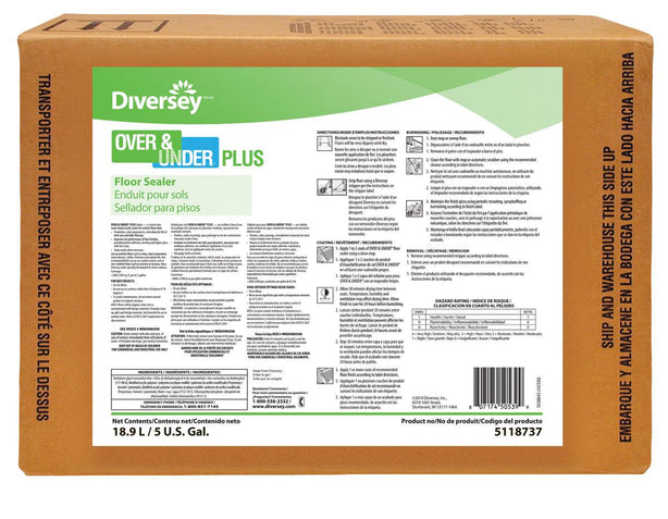 DIVERSEY INC Over & Under Plus Floor Sealers 04151 1 Each - MDL-DVY5118737