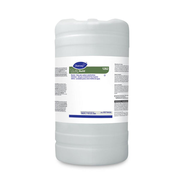 Diversey Inc Detergents: Clax Build 12B2 Liquid Detergent Booster, 15 gal. 95716454 - 1.0 Each