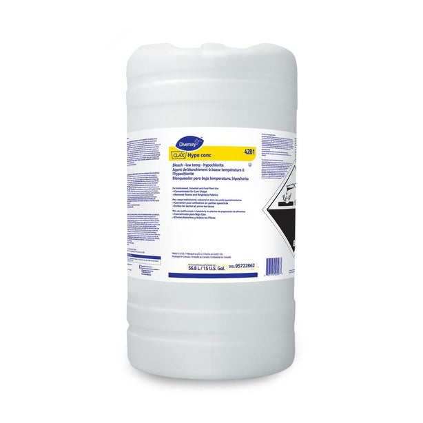 Diversey Inc Clax Hypo Conc 42B1 Laundry Stain Remover 95722862 - 1.0 Each