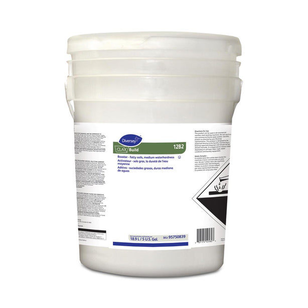 Diversey Inc Clax Build 12B2 Liquid Detergent Booster 95750839 - 1.0 Each