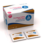 Dynarex 1108 Povidone Iodine Prep Pad, Size M - MDL-DYA1108 - 1000 Each