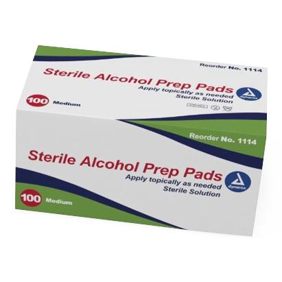 DYNAREX CORPORATION Dynarex Sterile Alcohol Prep Pads 1114 2000 Each-MDL-DYA114CS