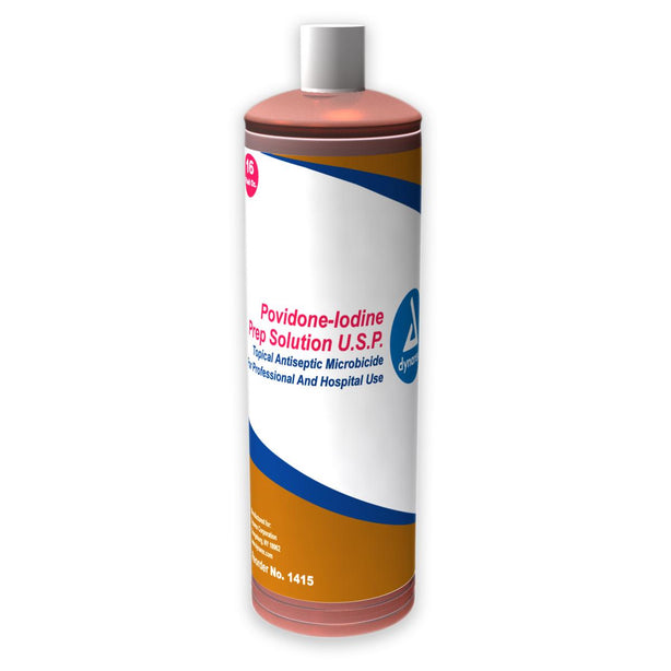 DYNAREX CORPORATION Povidone Iodine Prep and Scrub Solutions 1415 24 Bottle-MDL-DYA1415