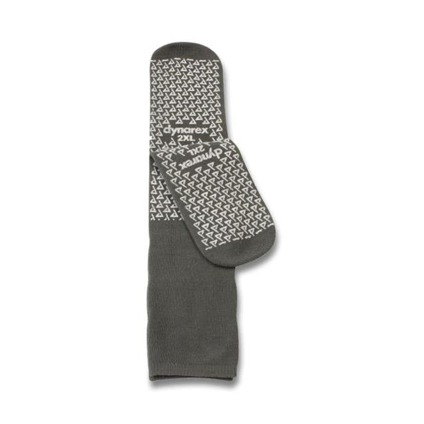 Dynarex Double-Sided Slipper Socks, Gray, Size 2XL - 2194 - 48 Pair
