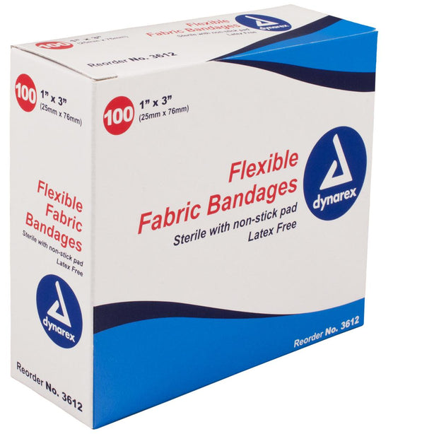 DYNAREX CORPORATION Adhesive Fabric Bandages 3612 2400 Each-MDL-DYA3612