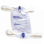 Dynarex Drainage Urinary Leg Bag with Twist Valve, Size M, 600 mL - 4281 - 48 Each