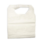 Dynarex / Poly Lab Paper Lap Bib with Ties, Disposable, Adult, 16" x 33" - 4405 - 300 Each