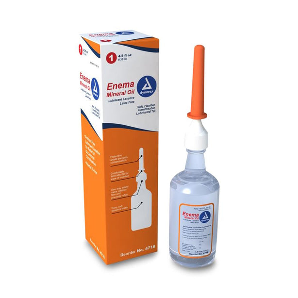 Dynarex Saline Laxatives Mineral Oil Enema, 4.05 oz. - DYA4718