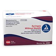 DYNAREX CORPORATION Syringes Without Needles 6992 500 Each - MDL-DYA6992CS