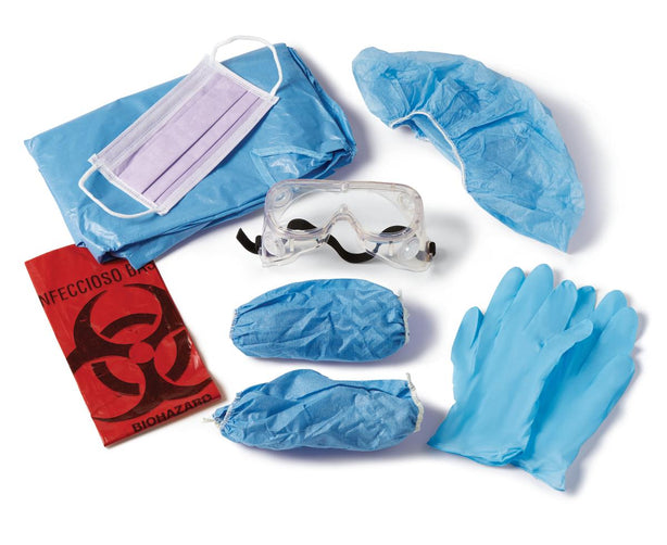 Employee Protection Kit with Goggles, Medline - DYKD100EPKLF1 - 1 Each