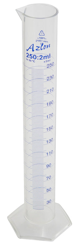 Azlon Plastic Cylinders - 537805-0250 - 8 Each - MDL-DYL378050250