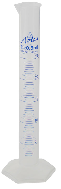 Azlon Plastic Cylinders - 537815-0025 - 20 Each - MDL-DYL378150025