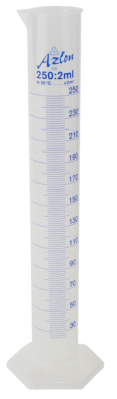 Azlon Plastic Cylinders - 537815-0250 - 10 Each - MDL-DYL378150250