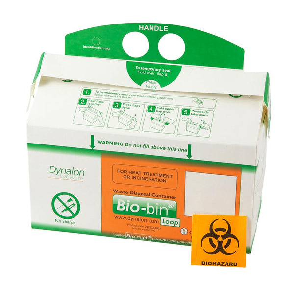 DYNALAB Bio-bin Waste Disposal Containers 797303-0002 50 Each - MDL-DYL973030002