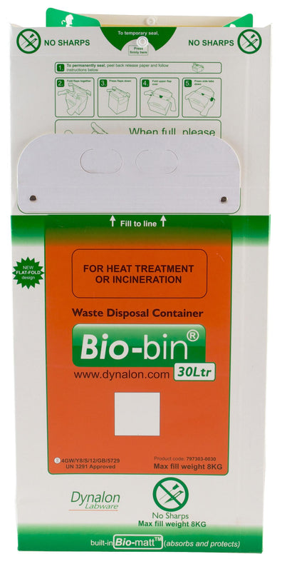 DYNALAB Bio-bin Waste Disposal Containers 797303-0030 10 Each - MDL-DYL973030030