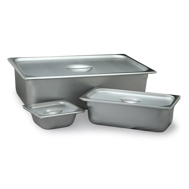 Polarware Stainless Steel Instrument Tray, 12 1/4" x 7-4/5" x 2 1/5", Compatible with Cover DYND0512022Z - DYND051202