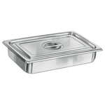 Polarware Stainless Steel Instrument Tray, 16-1/2" x 10" x 2-1/2", Compatible with Cover DYND0516502Z - DYND05E1650Z