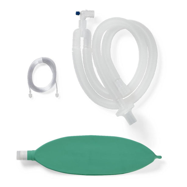 Medline Adult Anesthesia Circuit with 120" Expandable Tubing, 1 BV Filter, 3 L Bag, Gas Sampling Line - DYNJAA10230 - 20 Each
