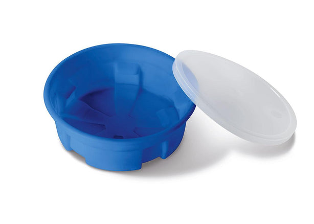 Guidewire Bowl with 5 Tabs and Lid, 8.5" dia., 2,500 mL Capacity - DYNJGUIDEWIRE - 1 Each