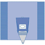 Sterile Craniotomy Surgical Drape with Pouch - DYNJP10001 - 8 Each - MDL-DYNJP10001