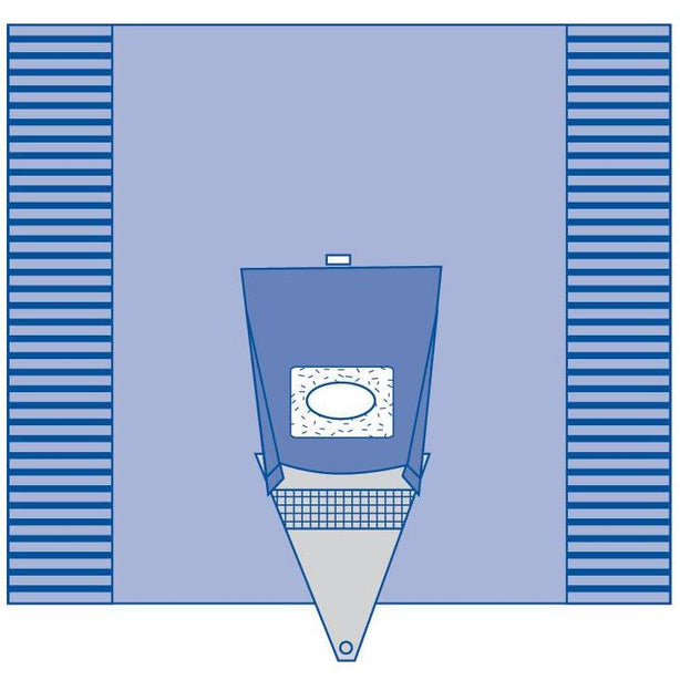 Sterile Craniotomy Surgical Drape with Pouch - DYNJP10001 - 8 Each - MDL-DYNJP10001