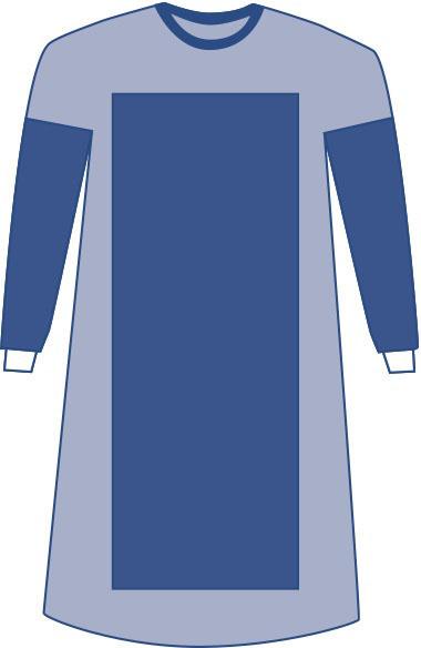 Sterile Poly-Reinforced Extra-Long Eclipse Gowns - DYNJP2206 - 1 Each - MDL-DYNJP2206H