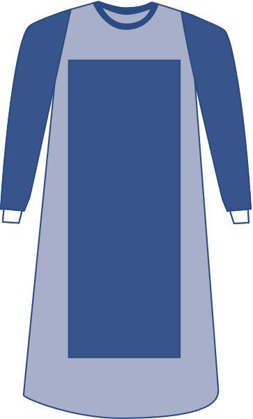 Sterile Poly-Reinforced Prevention Plus Sleeve Eclipse Gown - DYNJP2229P - 18 Each - MDL-DYNJP2229P