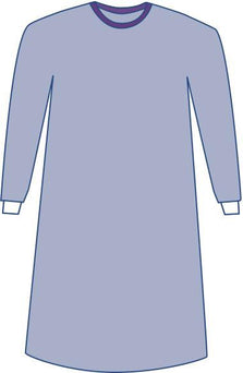 Sterile Non-Reinforced Aurora Surgical Gowns with Set-In Sleeves - DYNJP2715 - 1 Each - MDL-DYNJP2715H