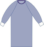 Sterile Non-Reinforced Aurora Surgical Gowns with Raglan Sleeves - DYNJP2802 - 30 Each - MDL-DYNJP2802