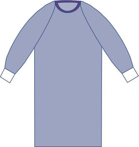 Sterile Non-Reinforced Aurora Surgical Gowns with Raglan Sleeves - DYNJP2802 - 30 Each - MDL-DYNJP2802